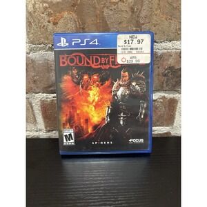 Bound By Flame with Manual (Sony PlayStation 4 2014) PS4, Tested, FAST SHIPPING!